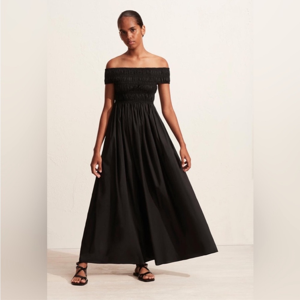 Shirred Off The Shoulder Dress Matteau - from Goop